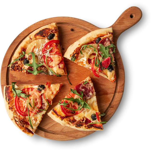 Pizza Isolated on White
